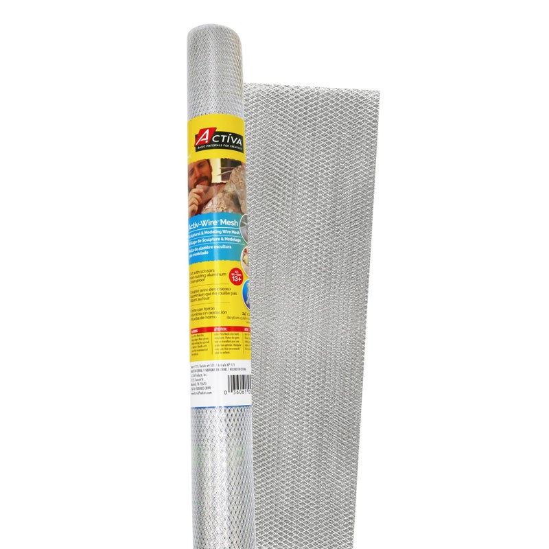Activa Activ-Wire Large Weave Mesh Sheet, 24-in x 10-ft | Oven-Safe & Perfect for Sculptural Support, Arts & Crafts - Image 1